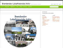 Tablet Screenshot of bronderslevarkiv.dk